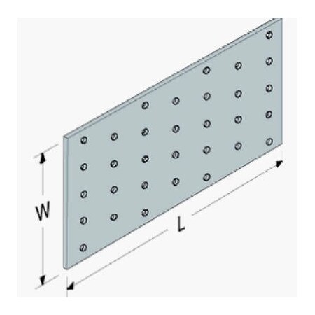 Simpson Strong-Tie G90 3x5 Tie Plate TP35